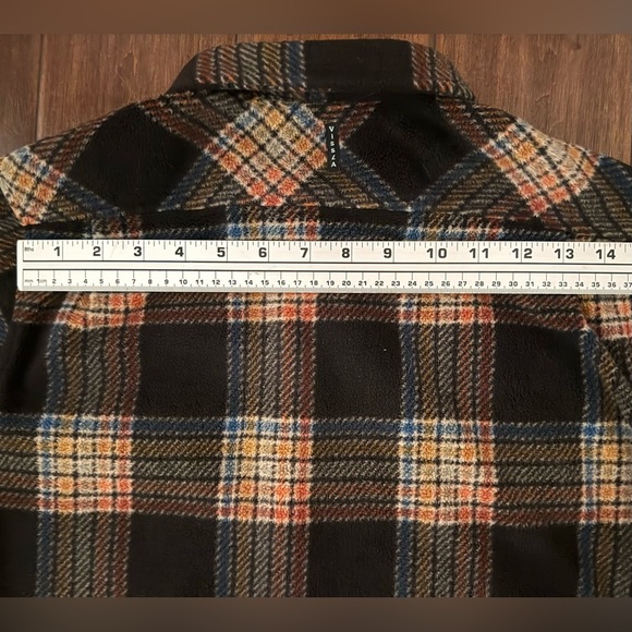 Vissla Eco-Zy Polar Flannel Large Fits Small Multicolor Plaid Sustainable - Picture 11 of 16